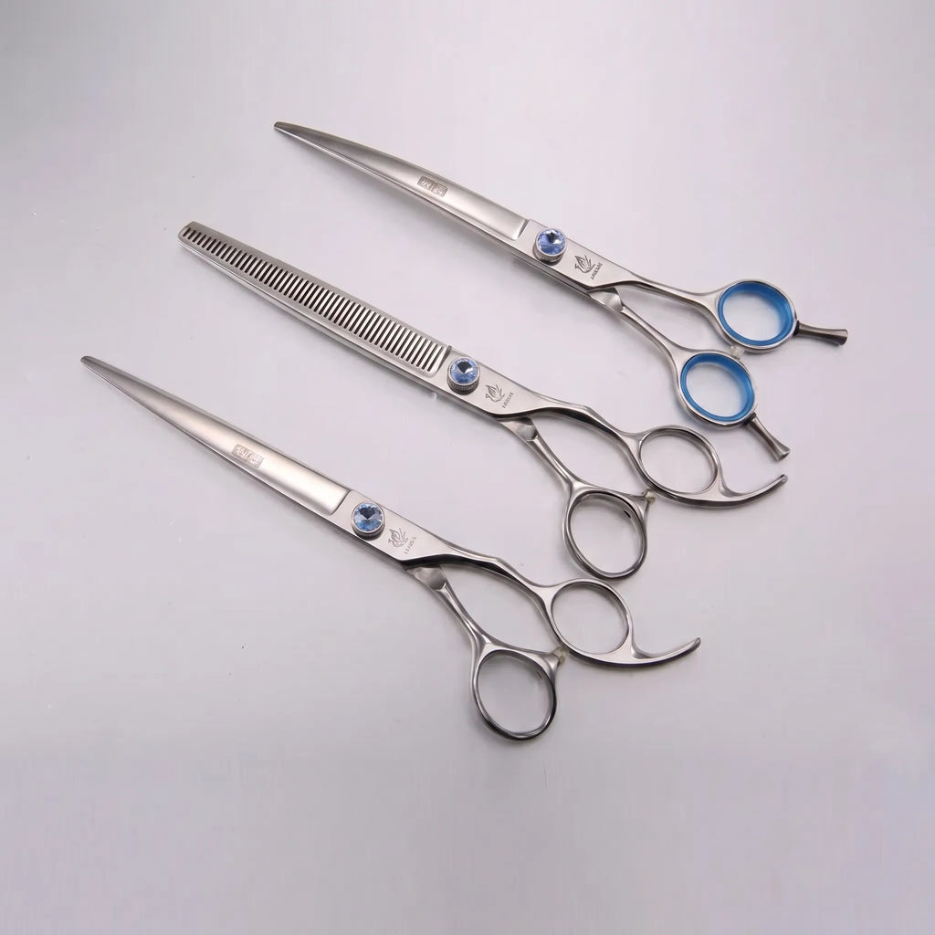 Dog Grooming Scissor Set | Stainless Steel Blades & Fine Comb | For Small Dogs