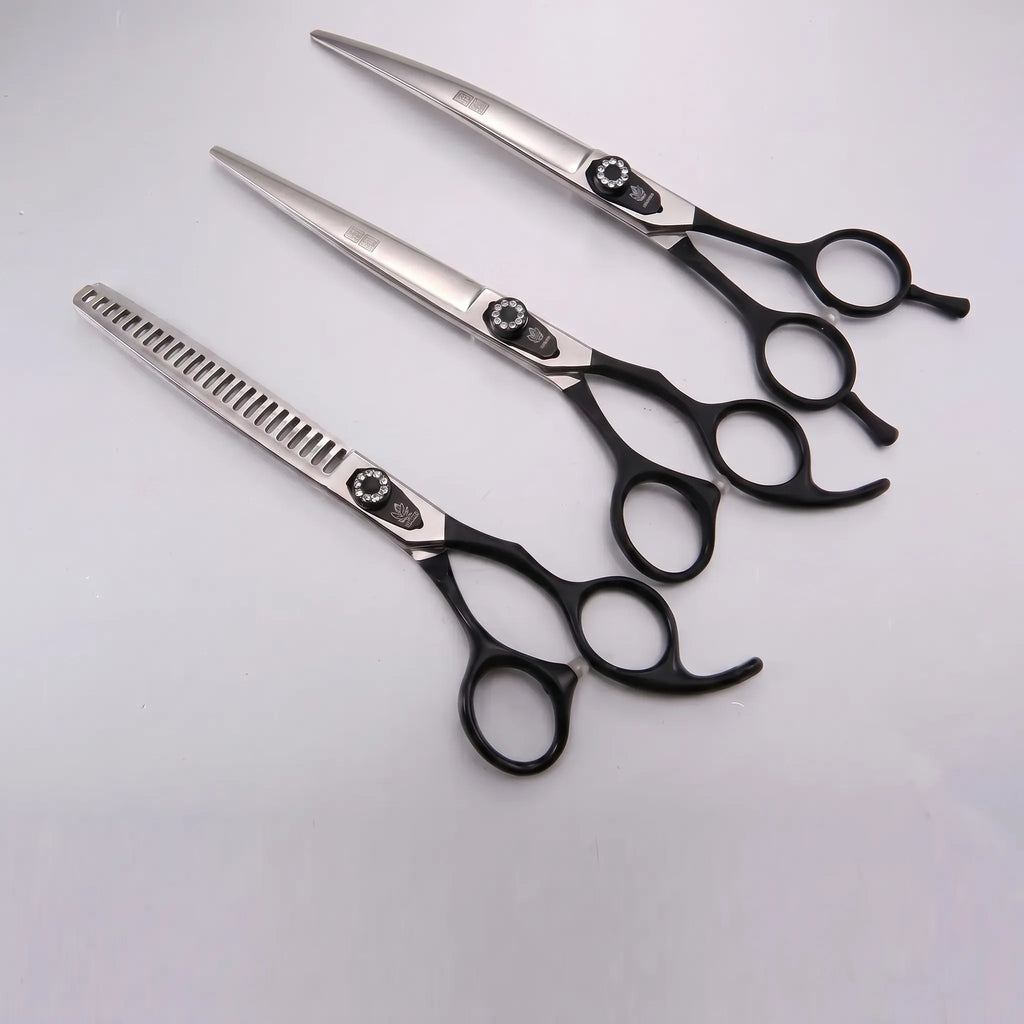 Dog Grooming Scissor Set | Stainless Steel Blades & Fine Comb | For Small Dogs
