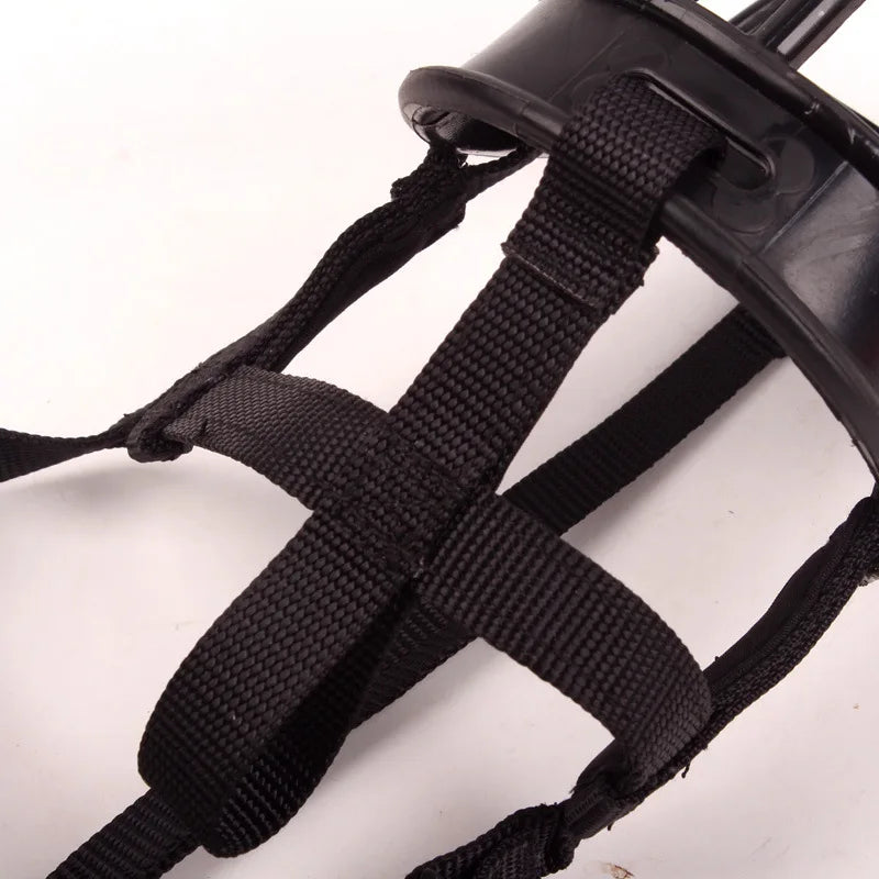 Dog Muzzle | Soft Silicone & Adjustable Straps | Fits Small–Large