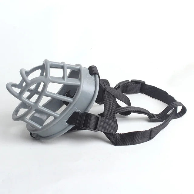 Dog Muzzle | Soft Silicone & Adjustable Straps | Fits Small–Large