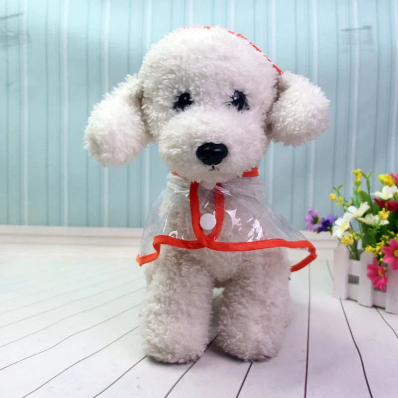 Dog Raincoat | Transparent & Waterproof | Adjustable Belly Strap