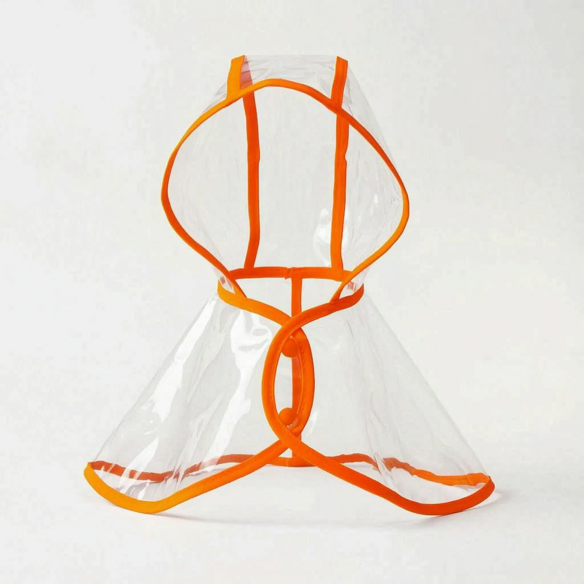 Dog Raincoat | Transparent & Waterproof | Adjustable Belly Strap