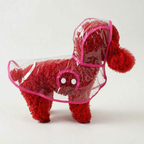 Dog Raincoat | Transparent & Waterproof | Adjustable Belly Strap