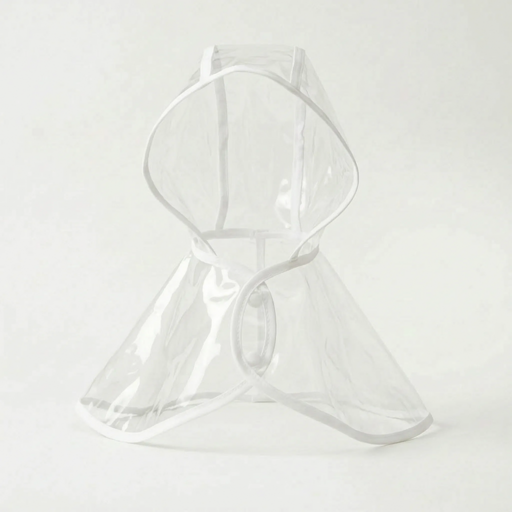 Dog Raincoat | Transparent & Waterproof | Adjustable Belly Strap