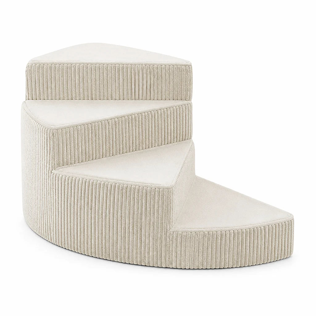 Dog Stairs | Orthopedic Foam & Non-Slip Corduroy | For Small & Medium Dogs
