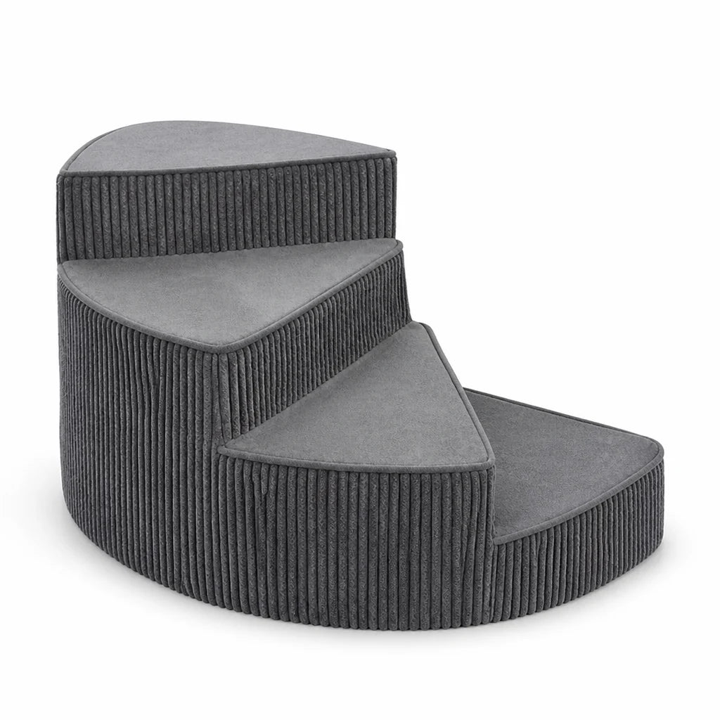 Dog Stairs | Orthopedic Foam & Non-Slip Corduroy | For Small & Medium Dogs