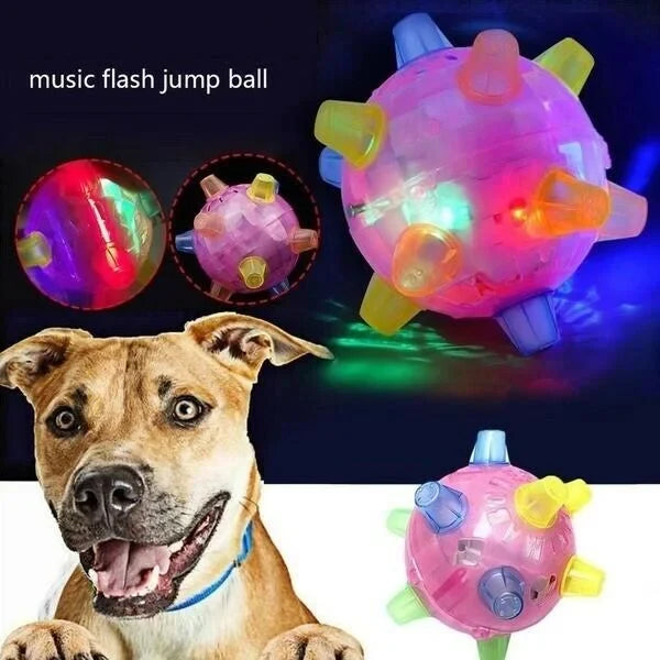 Dog Toy | LED Jumping & Non-Toxic | 13 cm
