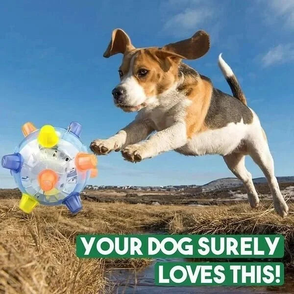Dog Toy | LED Jumping & Non-Toxic | 13 cm
