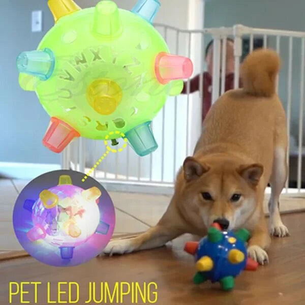 Dog Toy | LED Jumping & Non-Toxic | 13 cm