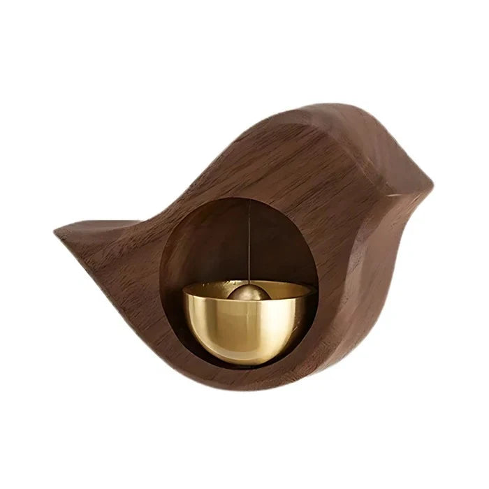 Door Chime | Wooden Magnetic & Adhesive Mount | Soft Tone