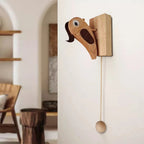 Door Knocker | Animated Woodpecker & Wooden Finish