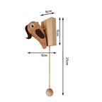 Door Knocker | Animated Woodpecker & Wooden Finish