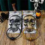 Door Knocker | Realistic Skull & Weather-Resistant Plastic | Approx. 16 x 14 cm