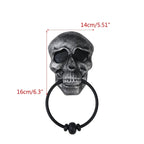 Door Knocker | Realistic Skull & Weather-Resistant Plastic | Approx. 16 x 14 cm
