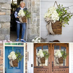 Door Wreath | Handmade Wicker & Silk Flowers