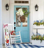 Door Wreath | Handmade Wicker & Silk Flowers
