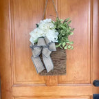 Door Wreath | Handmade Wicker & Silk Flowers