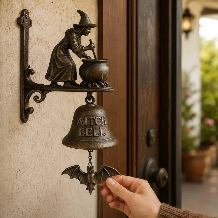 Doorbell | Witch Motif & Weatherproof Metal
