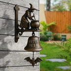 Doorbell | Witch Motif & Weatherproof Metal
