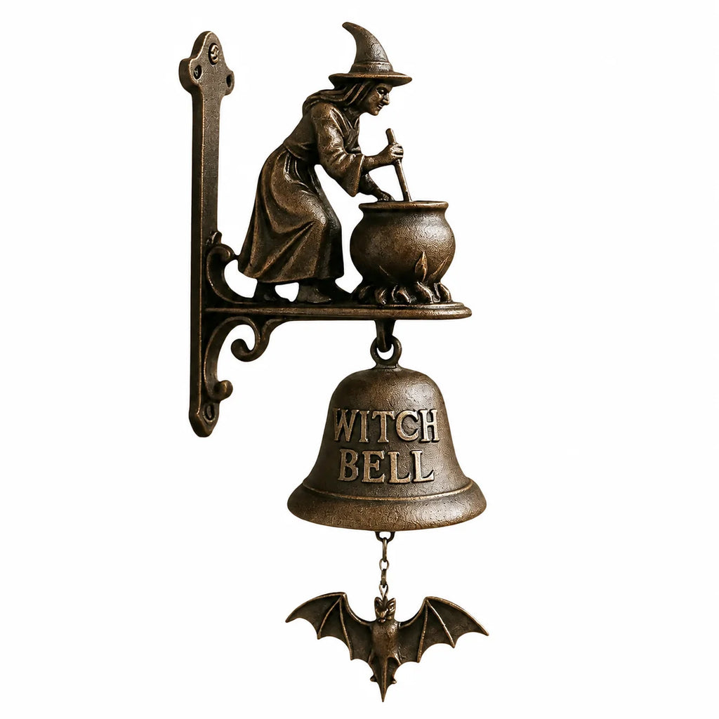 Doorbell | Witch Motif & Weatherproof Metal
