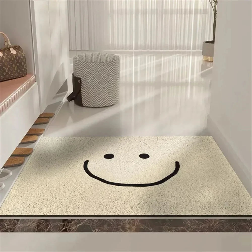 Doormat | Polyester Surface & Non-Slip Rubber Backing | Emoji Design