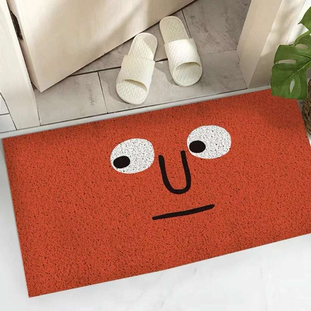 Doormat | Polyester Surface & Non-Slip Rubber Backing | Emoji Design
