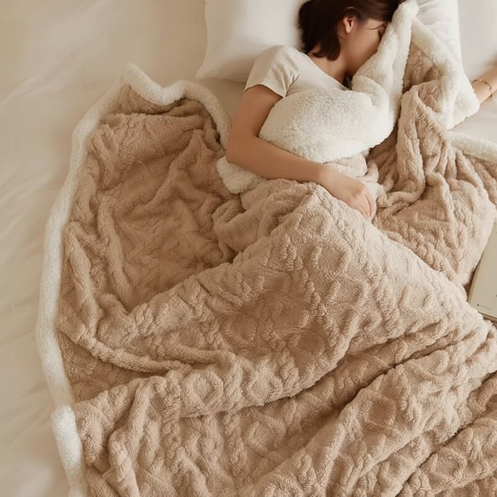Double-Sided Lambswool Blanket