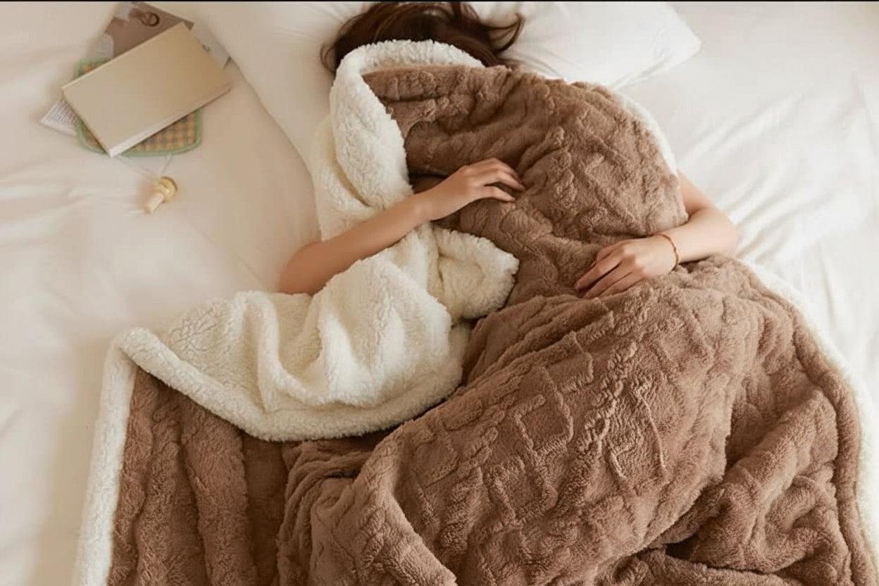 Double-Sided Lambswool Blanket