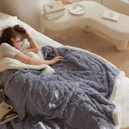 Double-Sided Lambswool Blanket
