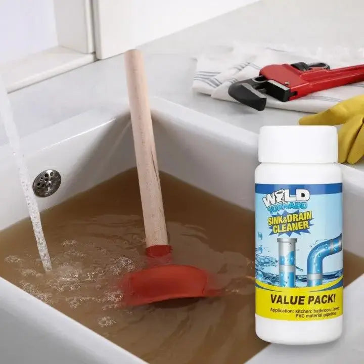 Drain Cleaner Powder | Fast-Dissolving & PVC-Safe | 110 g