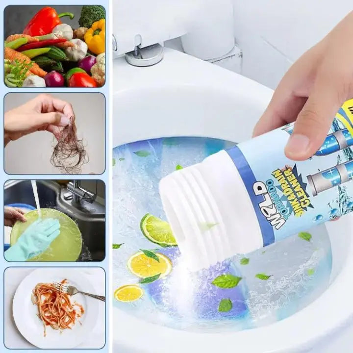Drain Cleaner Powder | Fast-Dissolving & PVC-Safe | 110 g