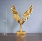 Eagle Sculpture | Resin Majestic Wings | 22 x 33 x 9.5 cm