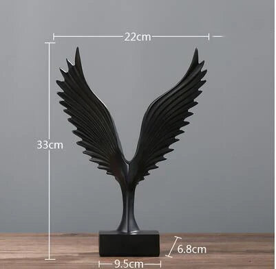 Eagle Sculpture | Resin Majestic Wings | 22 x 33 x 9.5 cm