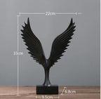 Eagle Sculpture | Resin Majestic Wings | 22 x 33 x 9.5 cm