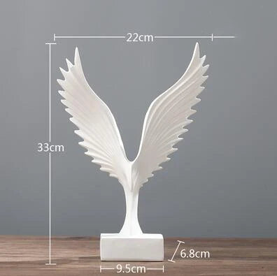 Eagle Sculpture | Resin Majestic Wings | 22 x 33 x 9.5 cm