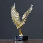 Eagle Sculpture | Resin Majestic Wings | 22 x 33 x 9.5 cm