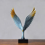Eagle Sculpture | Resin Majestic Wings | 22 x 33 x 9.5 cm