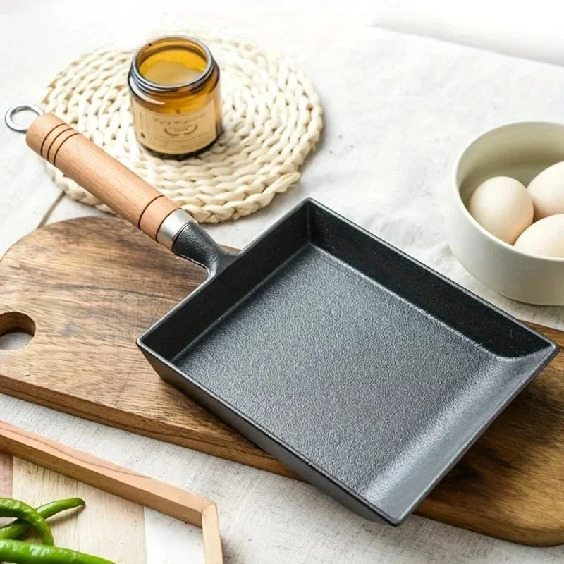Egg Pan | Cast Iron & Natural Non-Stick | Square