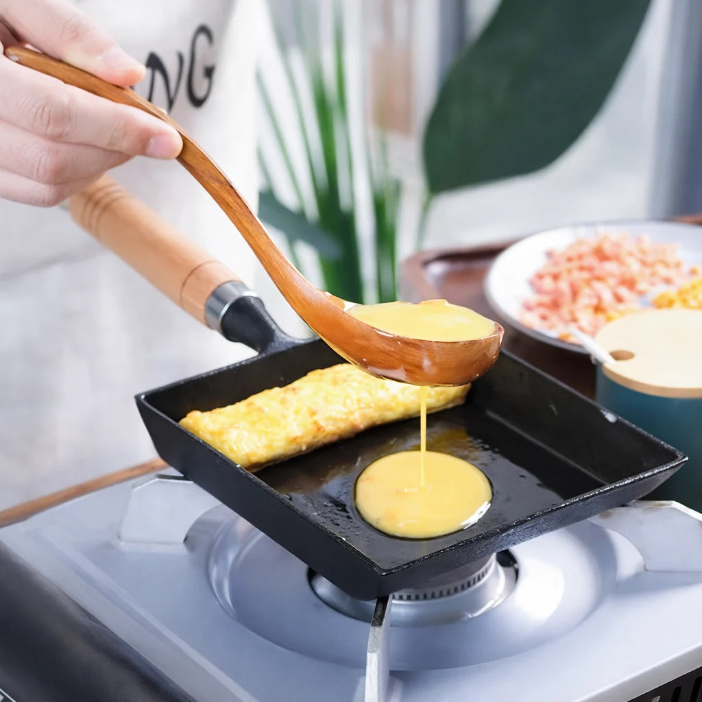 Egg Pan | Cast Iron & Natural Non-Stick | Square