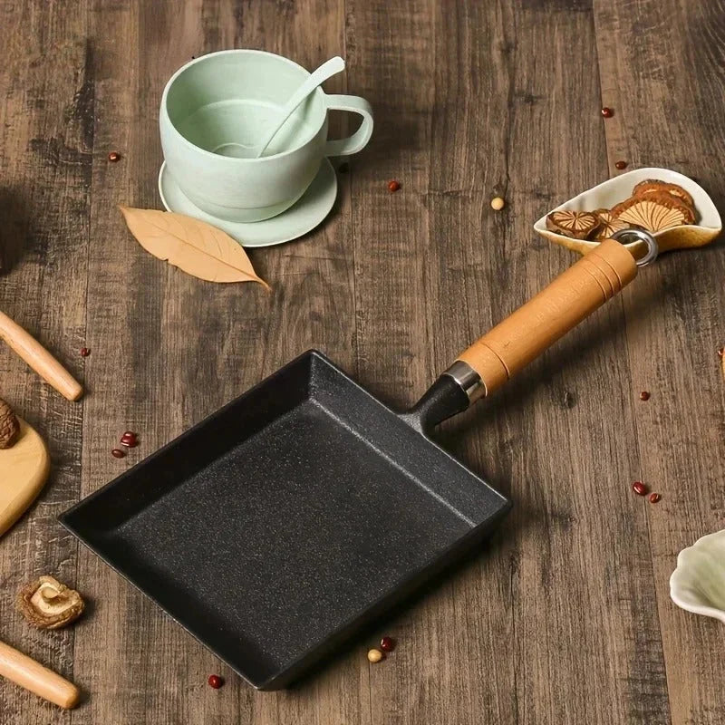 Egg Pan | Cast Iron & Natural Non-Stick | Square