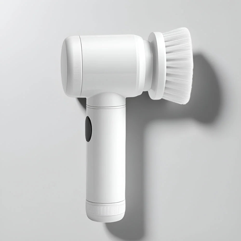Electric Cleaning Brush | Rotary & Multi-Surface | 5 Interchangeable Heads