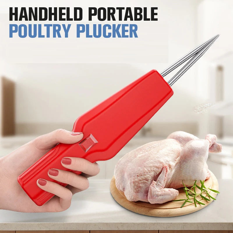 Electric Poultry Plucker | One-Handed Rechargeable & Mains Power