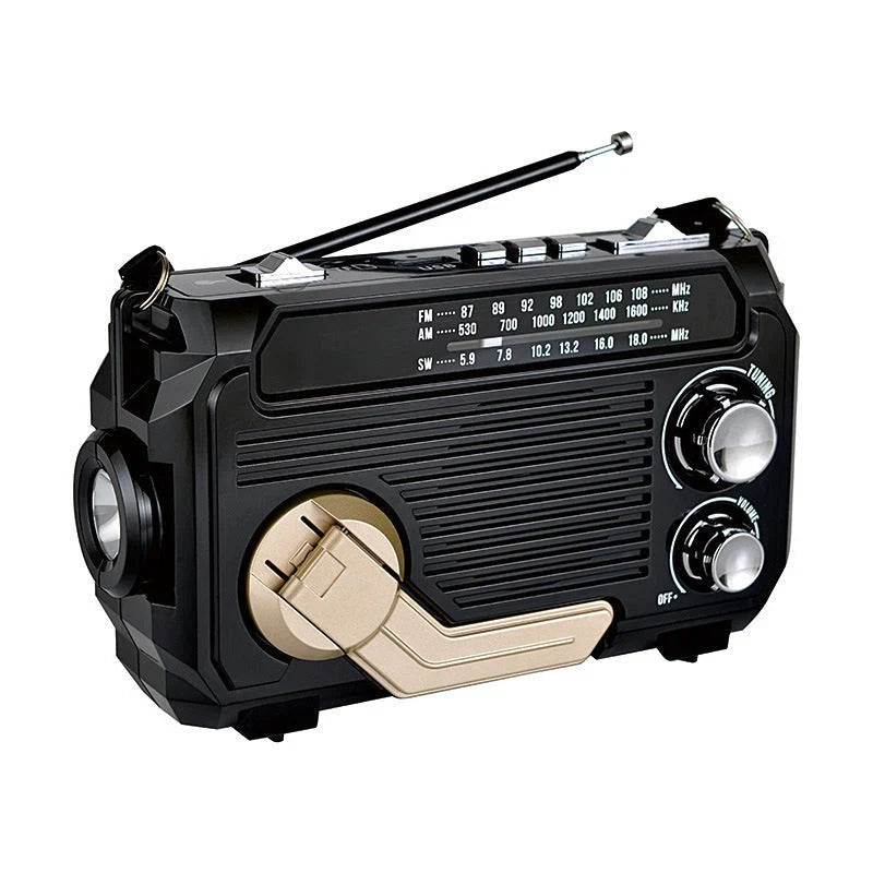 Emergency Radio | AM/FM/SW Reception & Solar/Hand-Crank Charging