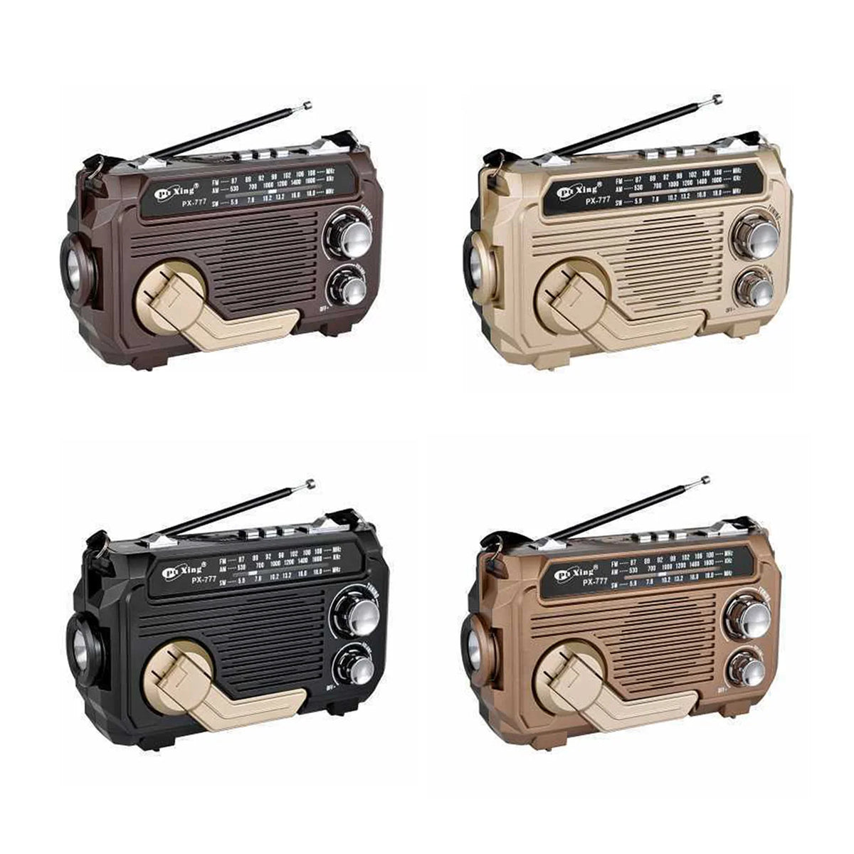 Emergency Radio | AM/FM/SW Reception & Solar/Hand-Crank Charging