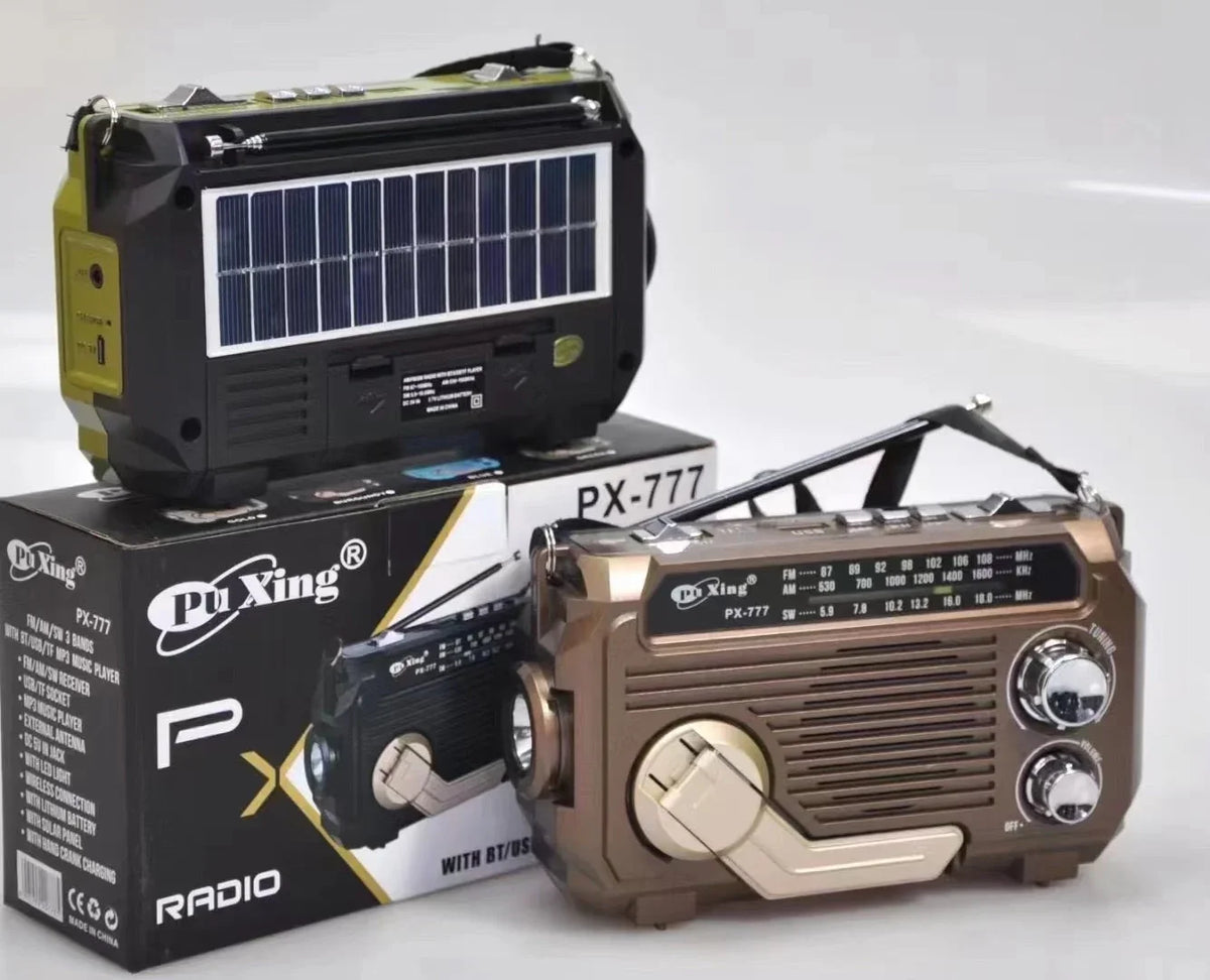 Emergency Radio | AM/FM/SW Reception & Solar/Hand-Crank Charging