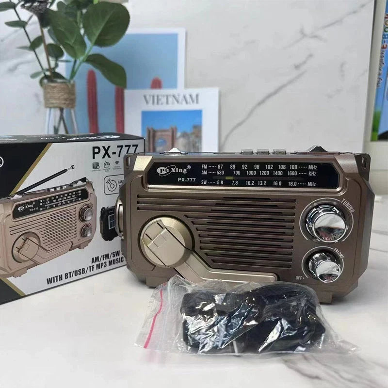 Emergency Radio | AM/FM/SW Reception & Solar/Hand-Crank Charging
