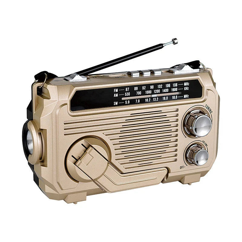 Emergency Radio | AM/FM/SW Reception & Solar/Hand-Crank Charging