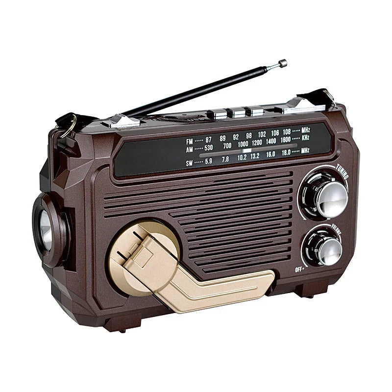Emergency Radio | AM/FM/SW Reception & Solar/Hand-Crank Charging