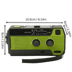 Emergency Radio | Solar-Powered Flashlight & USB Charger