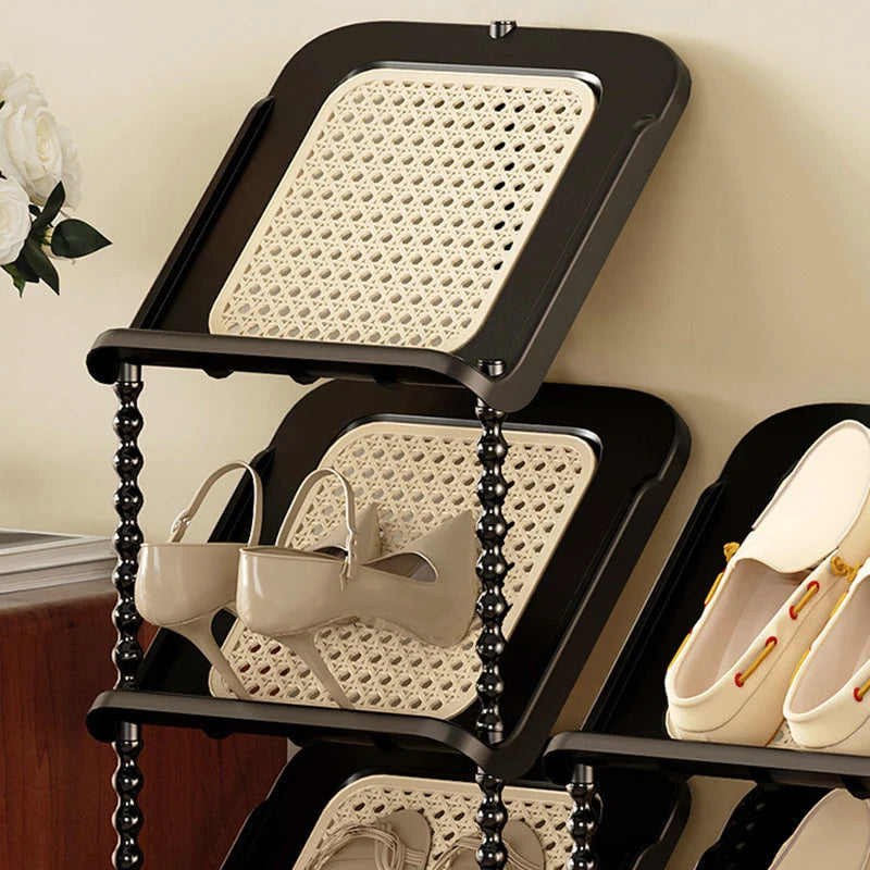 Entryway Shoe Rack | Vertical Space-Saving & Sturdy PP | 2–7 Tiers